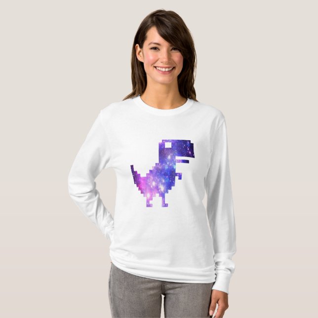 Galaxy Chrome T-Rex T-Shirt (Vorne ganz)