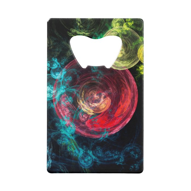 Galaxy Circles Kreditkartenflaschenöffner (Vorderseite)