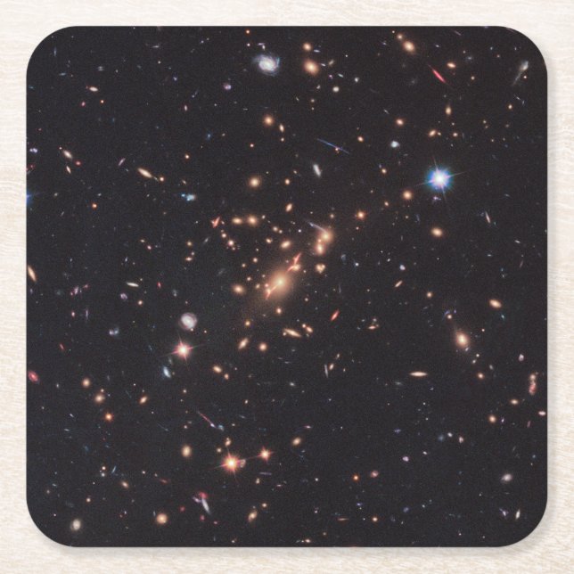 Galaxy Cluster Macs J2129-0741 Rechteckiger Pappuntersetzer (Vorderseite)