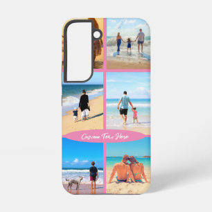 Galaxy Collage photo personnalisé Texte Samsung ou coque 