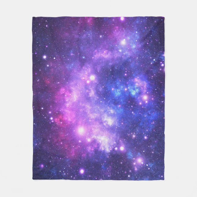 Galaxy cosmos pattern scrapbooking fleecedecke (Vorderseite)