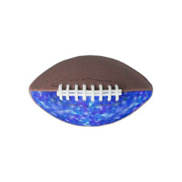 Galaxy crystal Blue polygonal facet pattern Football