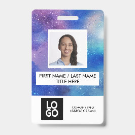 Galaxy Custom Employee Foto Personalisierter Name Ausweis