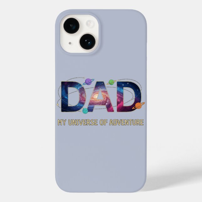Galaxy Dad Universe Adventure Case-Mate iPhone 14 Hülle (Rückseite)