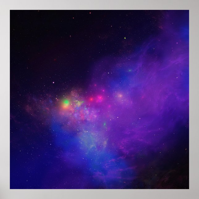 Galaxy Deep Space Poster (Vorne)