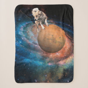 Galaxy Dog Sherpa Blanket - Kosmische Fee Galaxy™ Sherpadecke