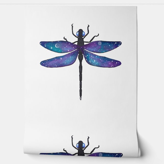 Galaxy Dragonfly Tapete (Abrollen)