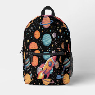 Galaxy Explorer Kinderrücklage - Kosmisches Abente Bedruckter Rucksack