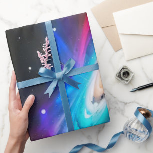 Galaxy Fantasy Geburtstagsgeschenk-Verpackungspapi Geschenkpapier