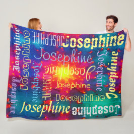 Galaxy Farbstoff Krawatte Sunburst Personalisiert  Fleecedecke