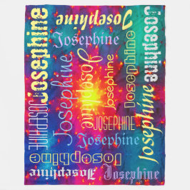 Galaxy Farbstoff Krawatte Sunburst Personalisiert Fleecedecke