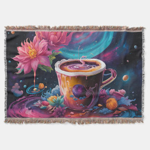 Galaxy Garden Kaffee Kunst Decke