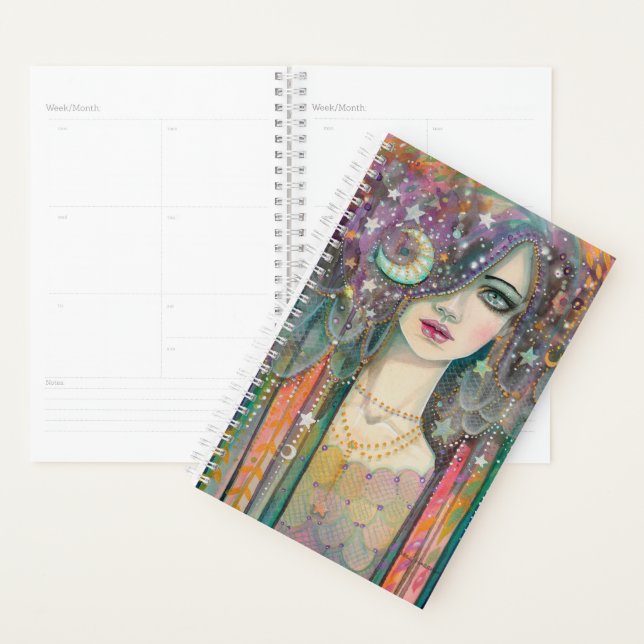 Galaxy Girl Bohemisch Style Girl von Molly Harriso Planer (Anzeige)