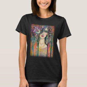 Galaxy Girl Mode-T-Shirt von Molly Harrison T-Shirt