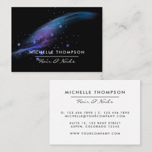 Galaxy Glitzer Business Card Visitenkarte