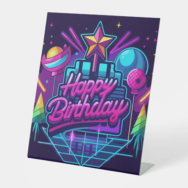 Galaxy Glow Sockelschild (Vorderseite)