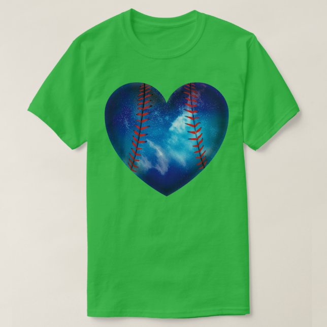 Galaxy Heart Baseball T-Shirt (Design vorne)