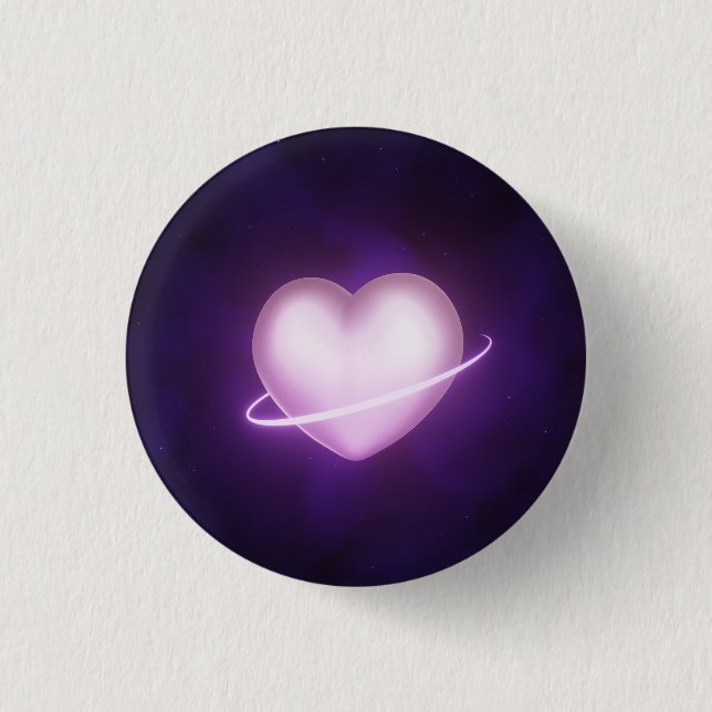 Galaxy Heart Button (Vorderseite)