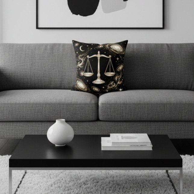 Galaxy Home Decor Libra Zodiac Celestial Kissen (Von Creator hochgeladen)