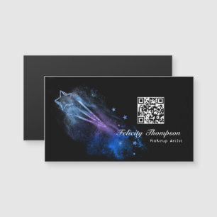 Galaxy Imitats Glitzer QR Code Magnetkarte