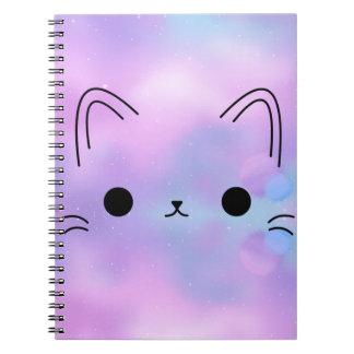 Galaxy Kitty Notebook Notizblock