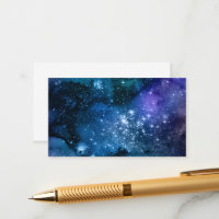 Galaxy liebt Starry Space Blue Sky White Glitzern