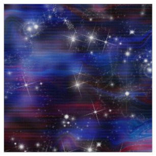 Galaxy lila schönes nächtliches Sternenhimmel Stoff