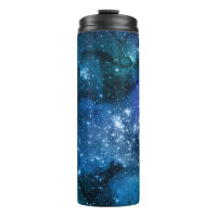 Galaxy Lovers Starry Space Blue Sky White Glitzern