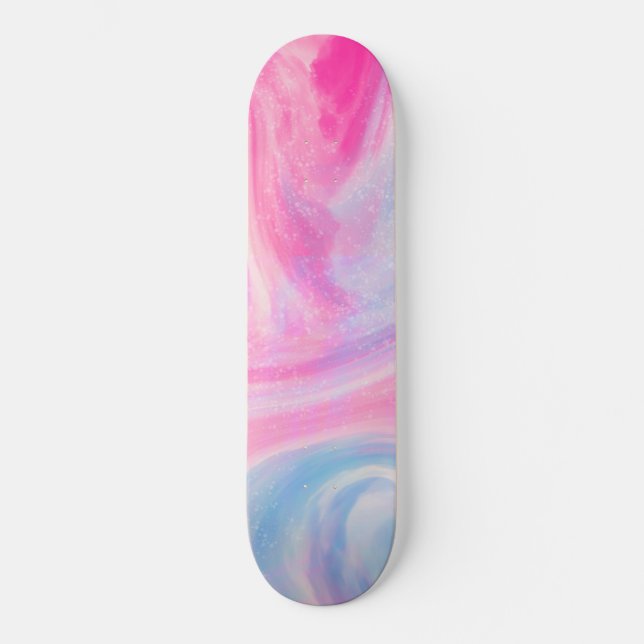 Galaxy Marble Skateboard (Vorderseite)