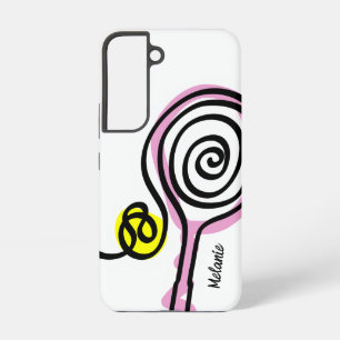 Galaxy Mignon raquette de tennis rose Coque Samsung Galax