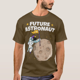 Galaxy Moon Landung Weltraumwissenschaft Zukunft T-Shirt