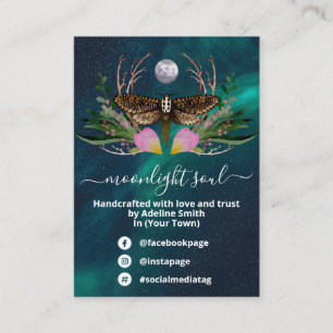 Galaxy Moon Moon Spell Kit Carte de visite