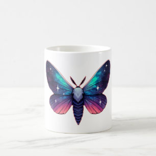 Galaxy Moth - Cosmic Space Themed Fantasy Kaffeetasse