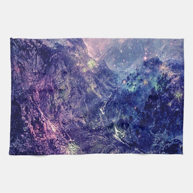 Galaxy Mountains Handtuch (Horizontal)