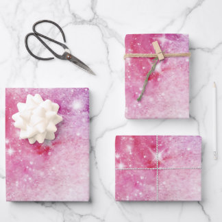 Galaxy Nahtlose Muster Geschenkpapier Set