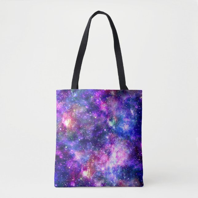 Galaxy Night Print Cosmic Design Tasche (Vorderseite)