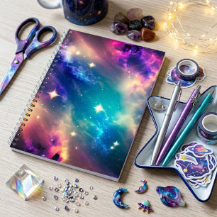Galaxy Outerspace Notebook Notizblock