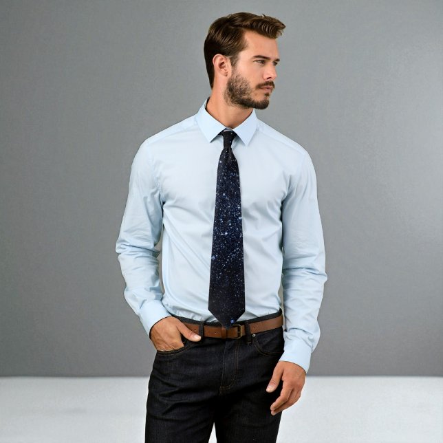 Galaxy Outway Stars Starry Night Sky Nasa Nec Krawatte (Von Creator hochgeladen)