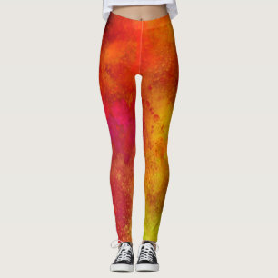 Galaxy Paint Spritzer Effect Leggings