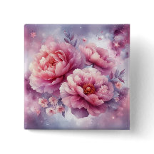 Galaxy Peony Button