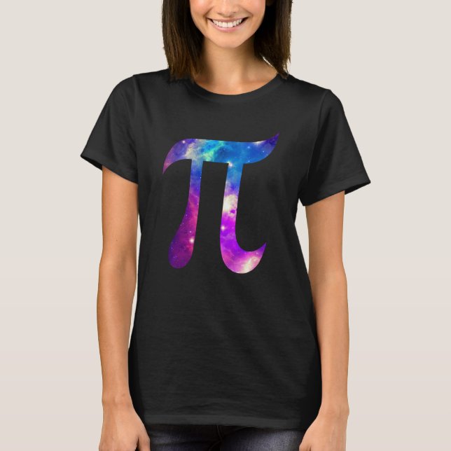 Galaxy Pi Symbol Space Math 's T-Shirt (Vorderseite)