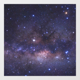 Galaxy Planet Rotes blaues blaues, buntes Raumschi Fensteraufkleber