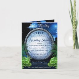 Galaxy Portal Couple Dusche Einladung