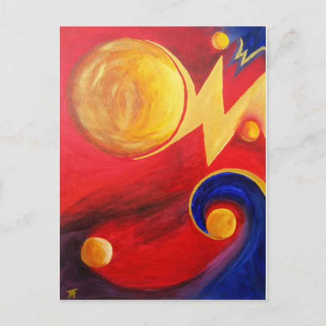 Galaxy Postcard Postkarte (Vorderseite)