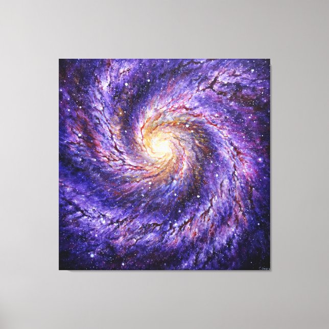 Galaxy Poster Leinwanddruck (Vorderseite)