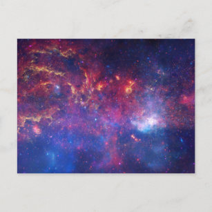 Galaxy Print Milky Way Postkarte