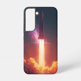 Galaxy Rocket Case - kühne kosmische Gestaltung Samsung Galaxy Hülle