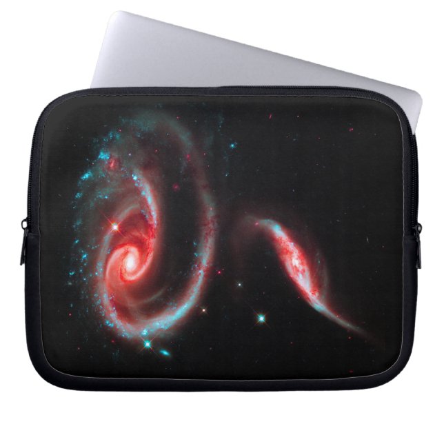 Galaxy Rose Red Laptopschutzhülle (Vorderseite)