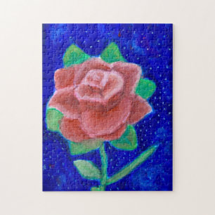 Galaxy Rose Wasserfarbenpuzzle