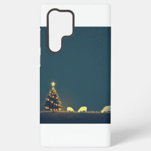 Galaxy S22 Ultra Handy Gehäuse Weihnachten Winter  Samsung Galaxy Hülle